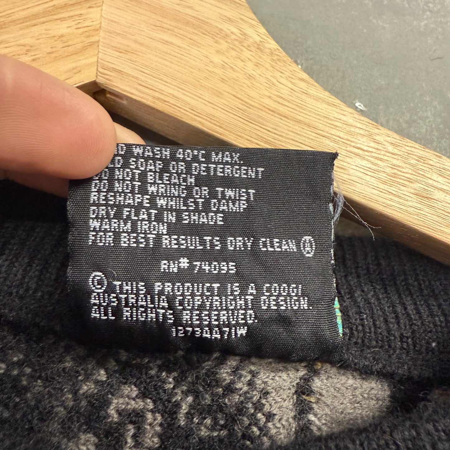 COOGI オーストラリア製 3D ニットセーター クージー