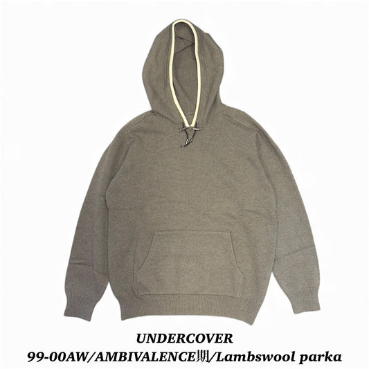 undercover 99-00AW AMBIVALENCE期 カシミヤ混ラムウール パーカー