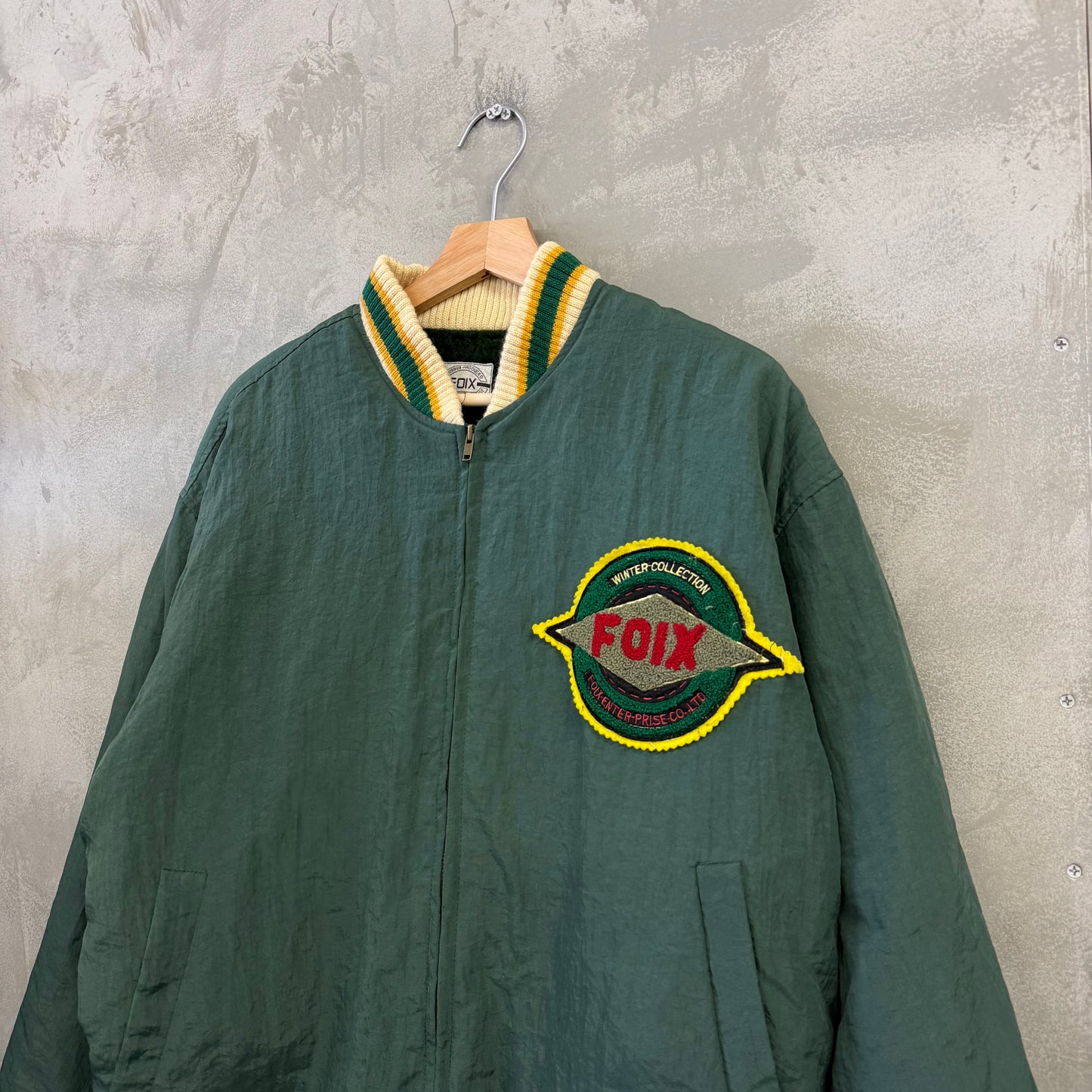FOIX スタジャン 裏起毛 ジャケット