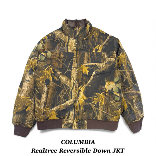 COLUMBIA リアルツリー リバーシブル ダウンジャケット
