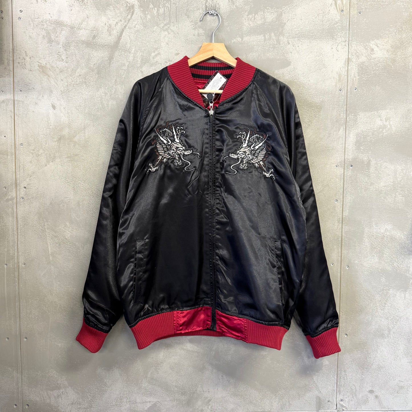 【新品未使用】SEKU リバーシブル スカジャン 和柄 虎 龍 日本