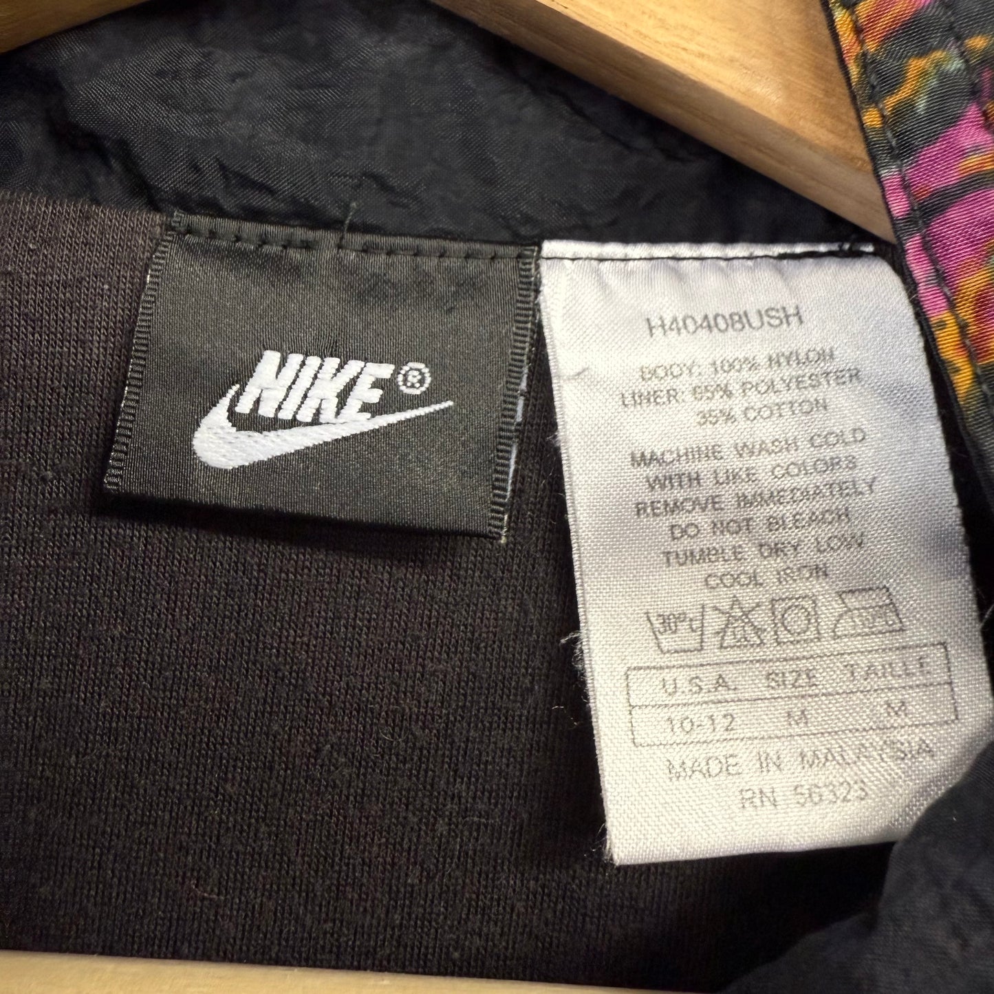 90's NIKE ナイロンジャケット クレイジーパターン