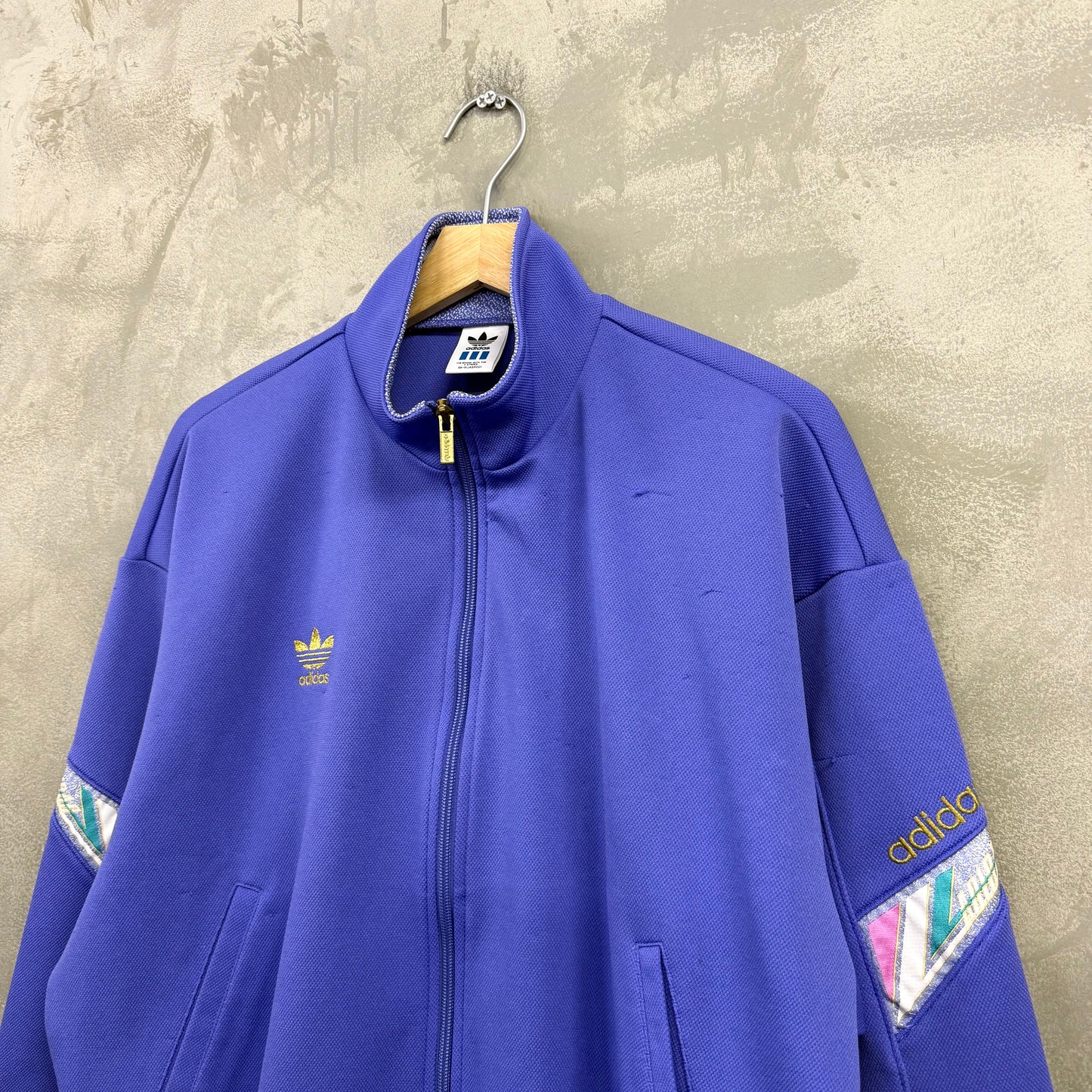 90's adidas トラックジャケット ジャージ デサント製