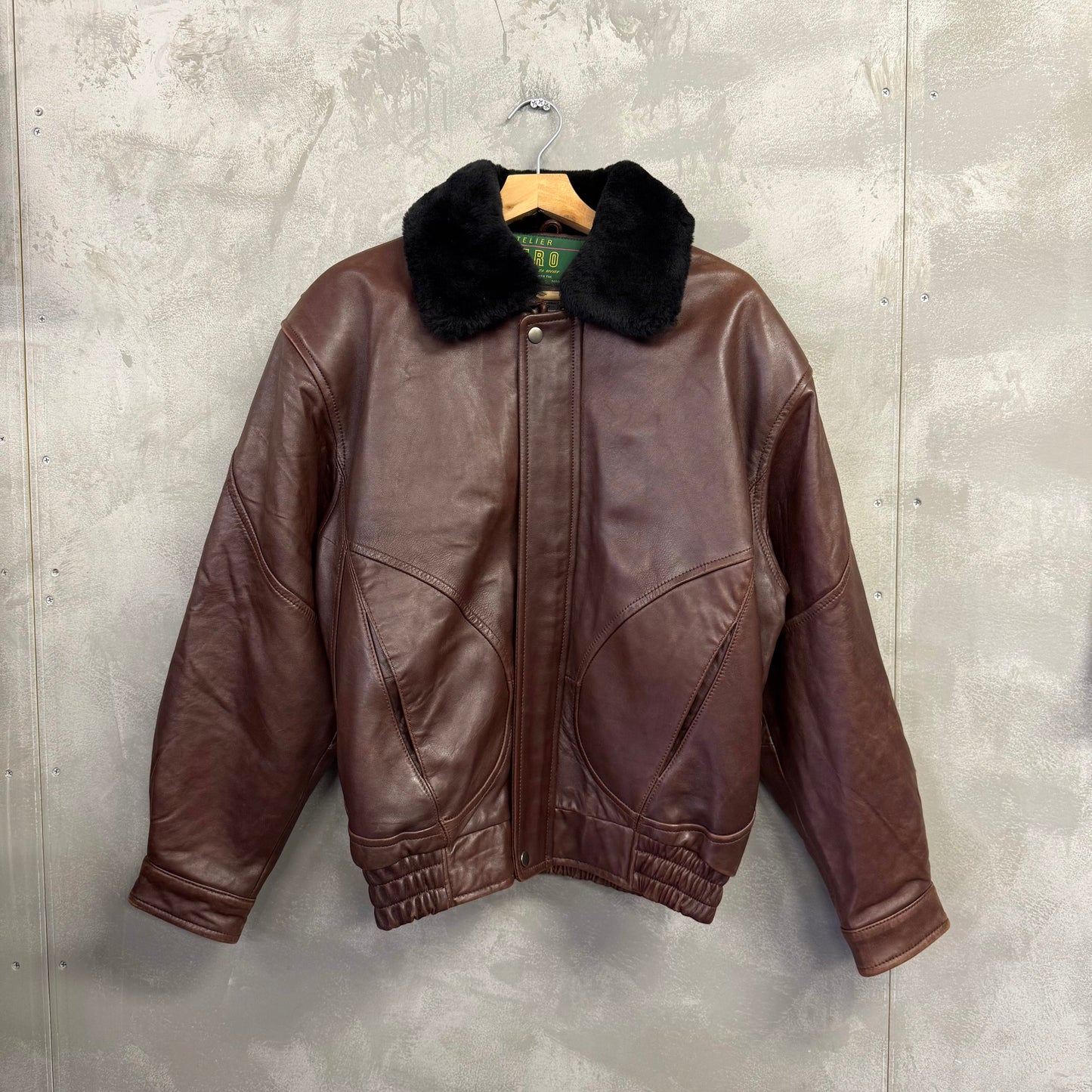 ATLIER ZERO A2 レザージャケット アトリエゼロ ファー付き
