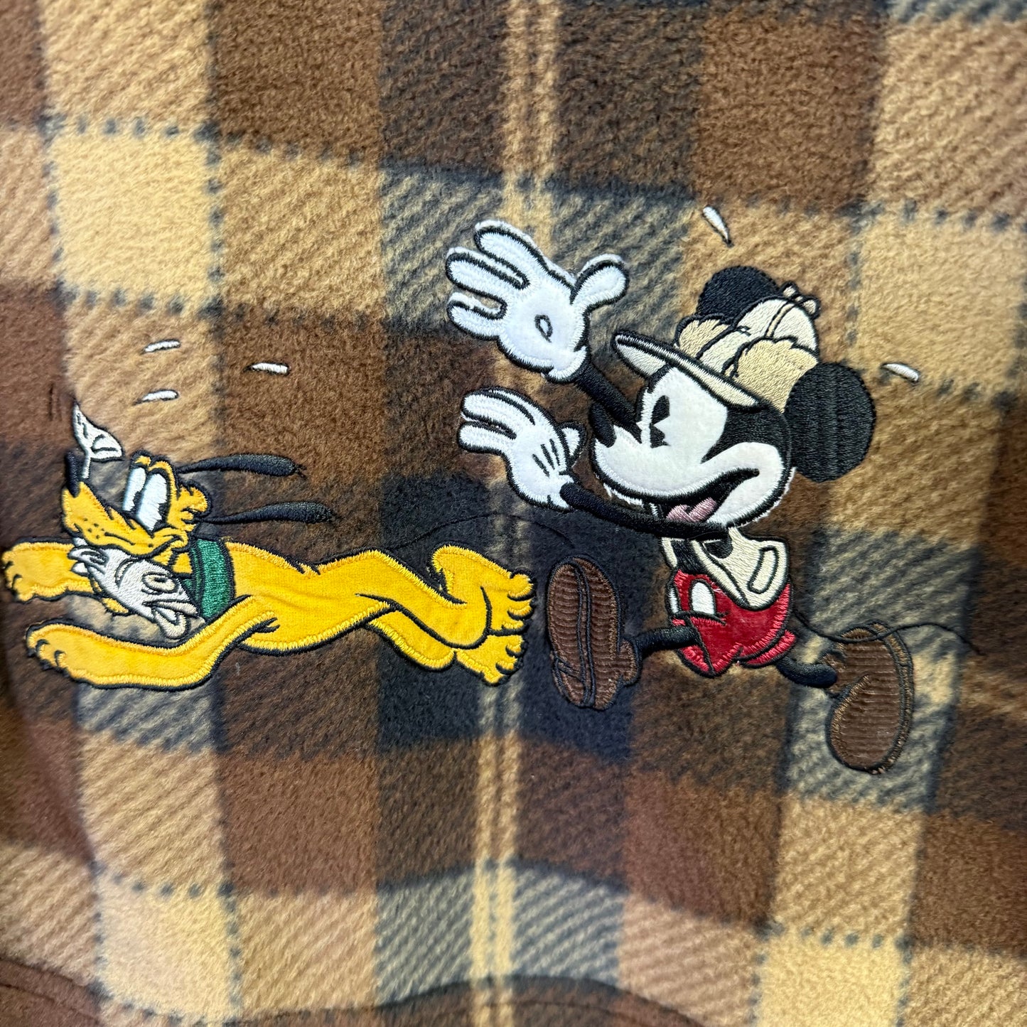 【新品】90's Disney store ハーフジップ フリース