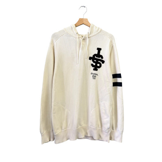 00's STUSSY コットン ニット パーカー ステューシー