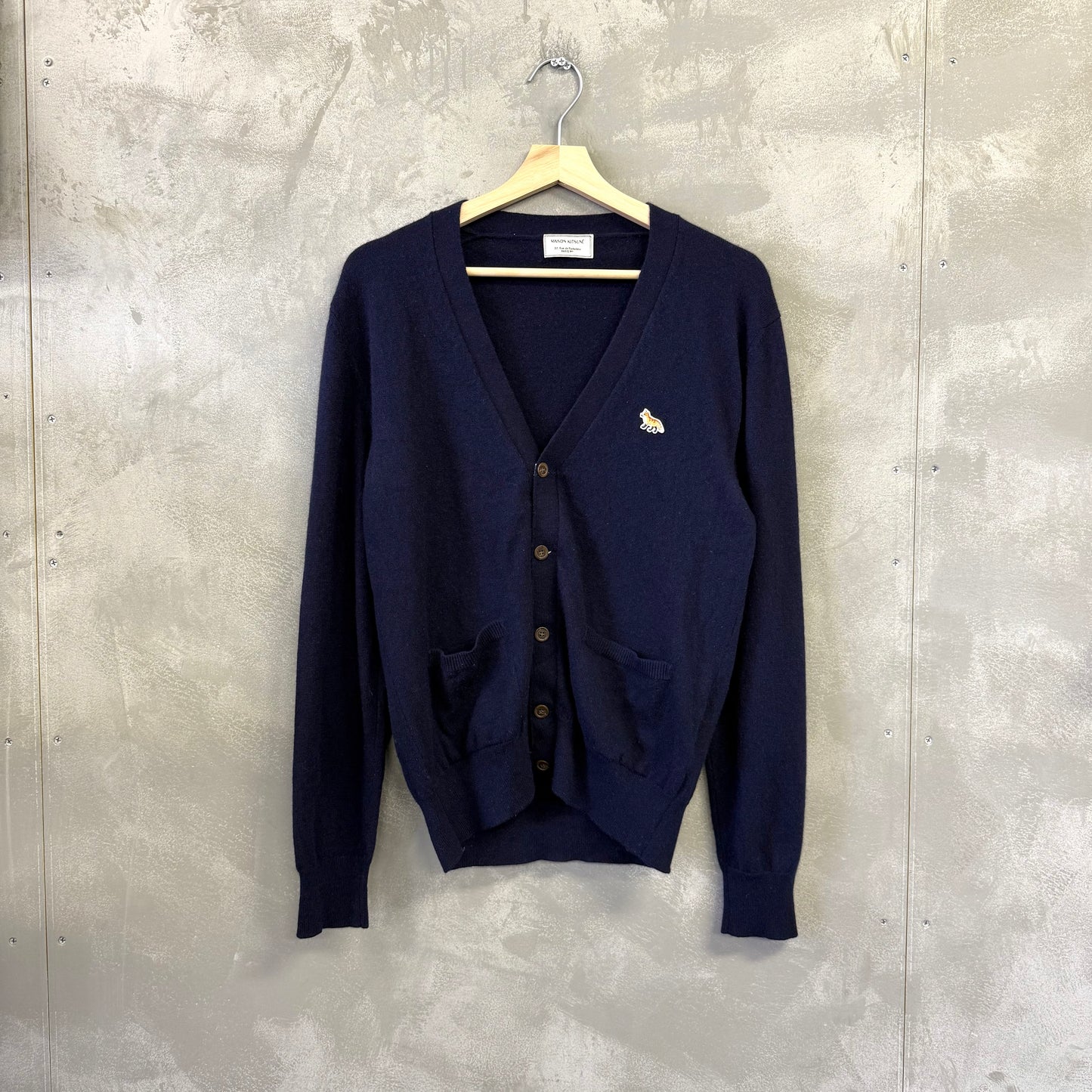 MAISON KITSUNE カシミヤ カーディガン ベイビーフォックス メゾンキツネ