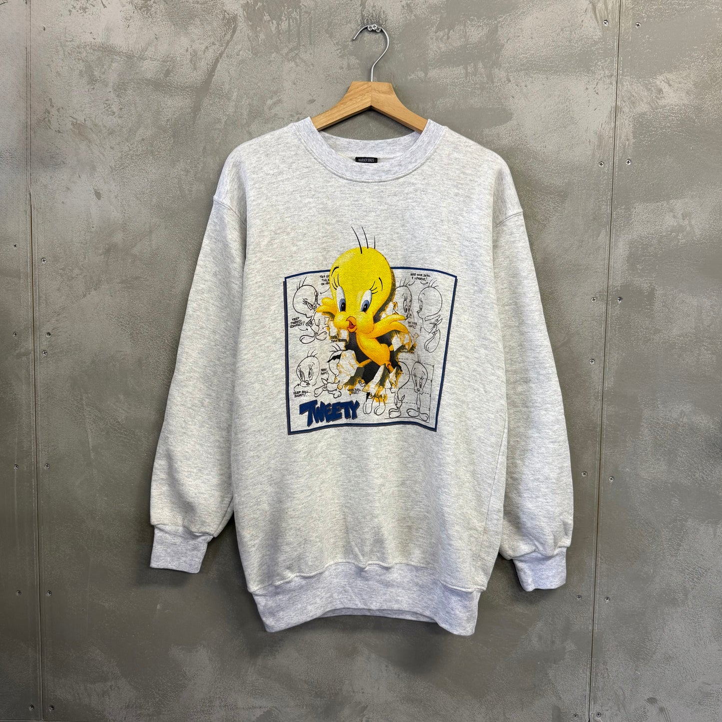 【新品未使用】90's USA製 ルーニーテューンズ トゥイーティー スウェットトレーナー