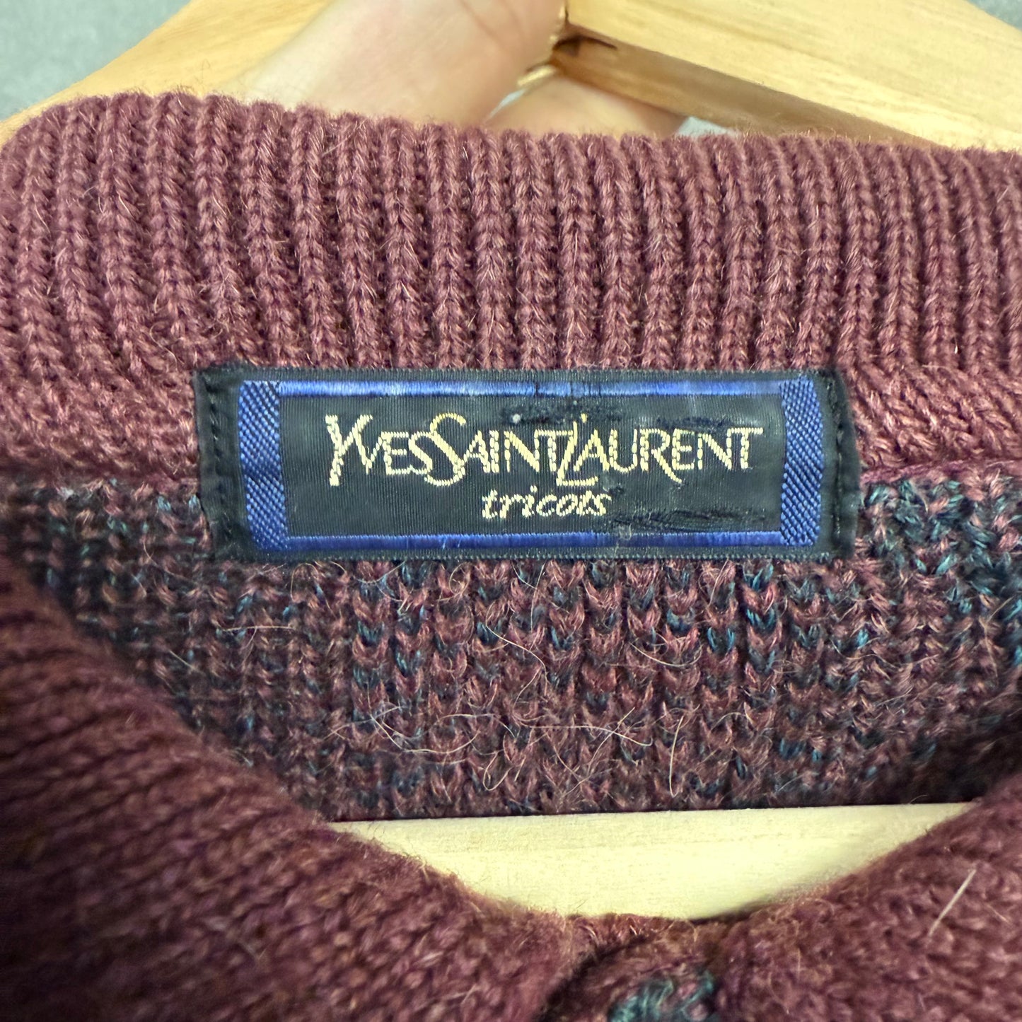 90's Yves Saint Laurent ウールセーター イヴサンローラン