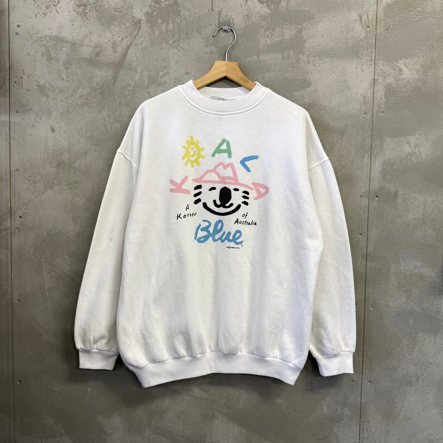 80's KOALA BLUE スウェット トレーナー オーストラリア製 動物