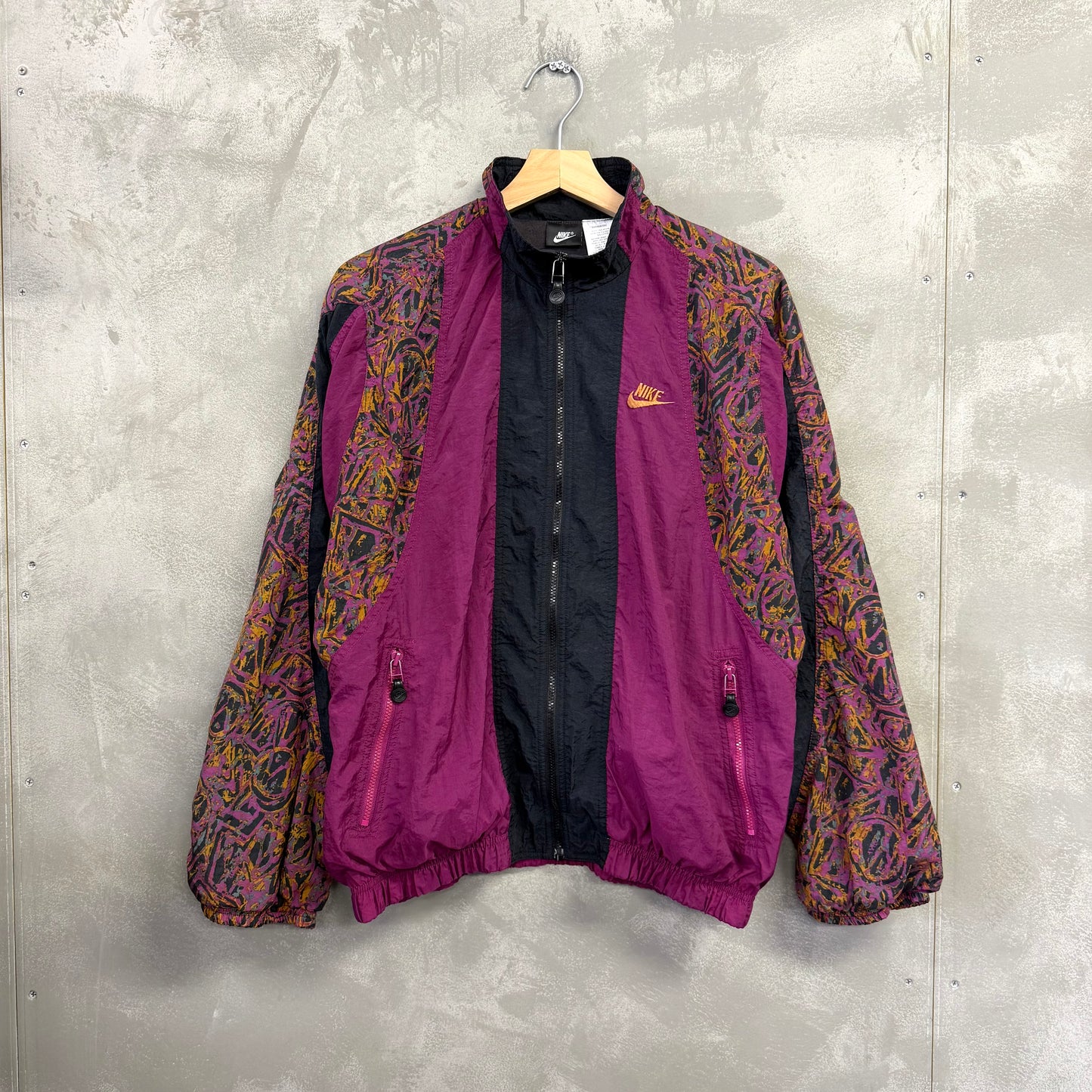 90's NIKE ナイロンジャケット クレイジーパターン