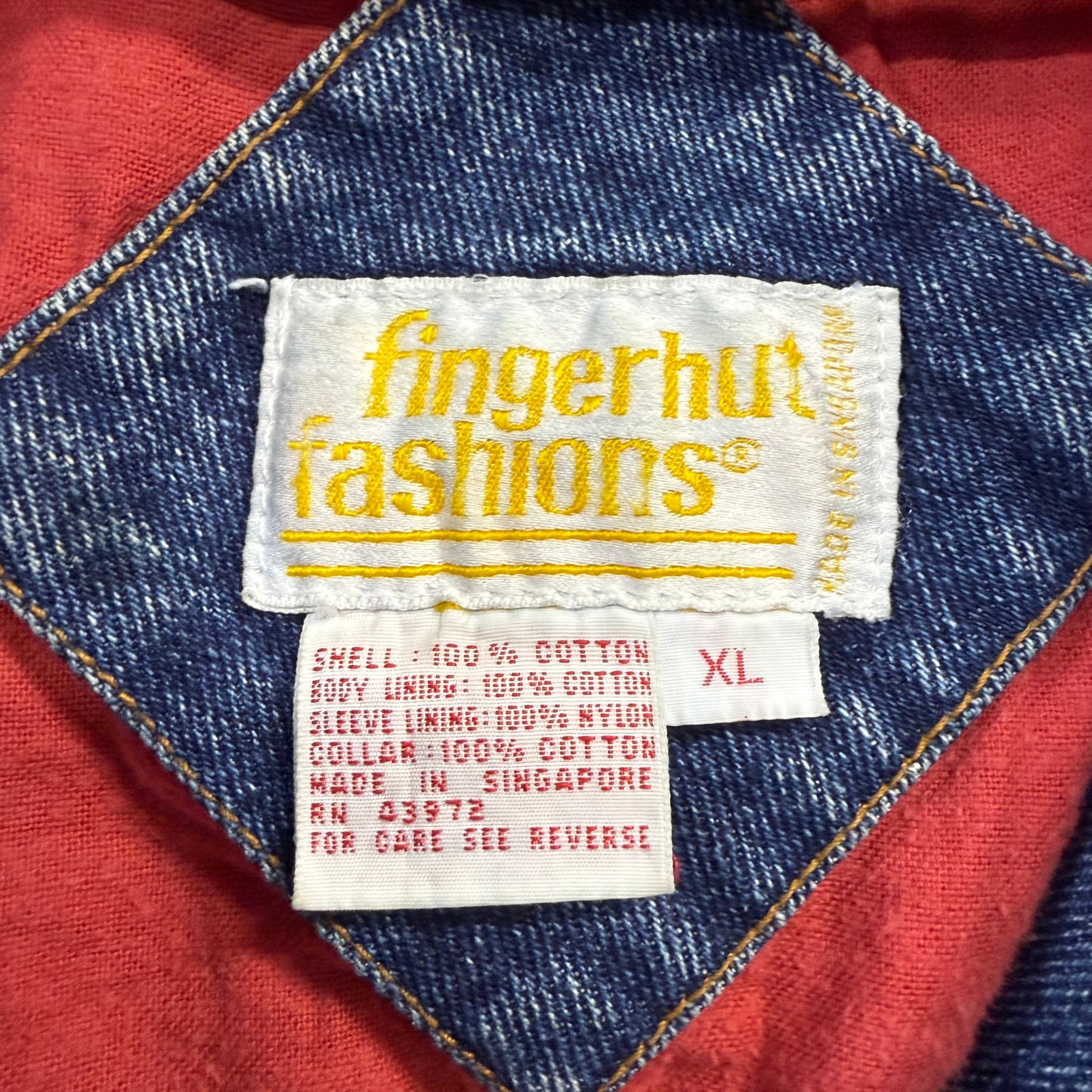 90's fingerhut fashions デニム カバーオール 中綿入り ハンティングジャケット