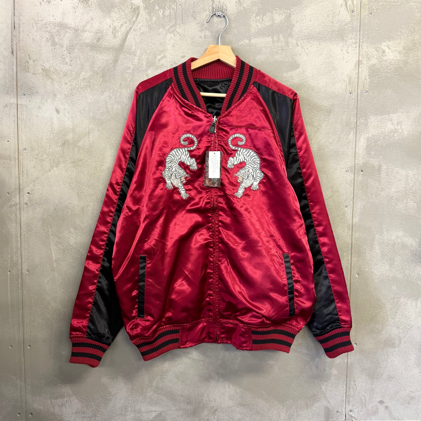 【新品未使用】SEKU リバーシブル スカジャン 和柄 虎 龍 日本