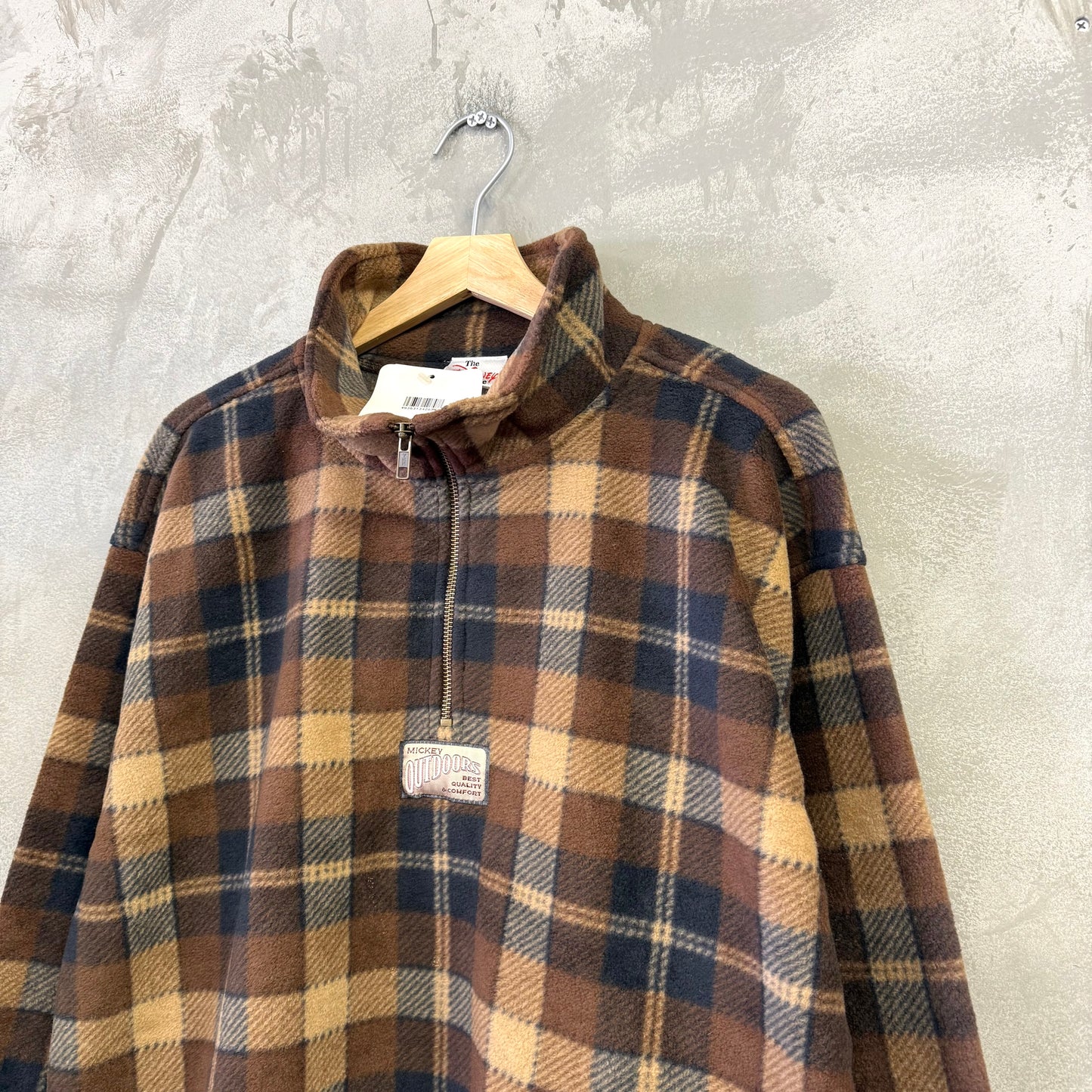 【新品】90's Disney store ハーフジップ フリース