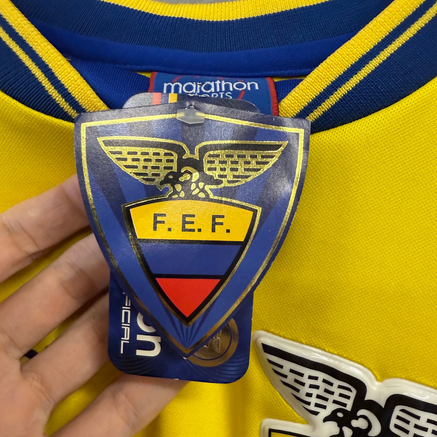 【新品】marathon エクアドル代表 ユニフォーム ゲームシャツ 2002年
