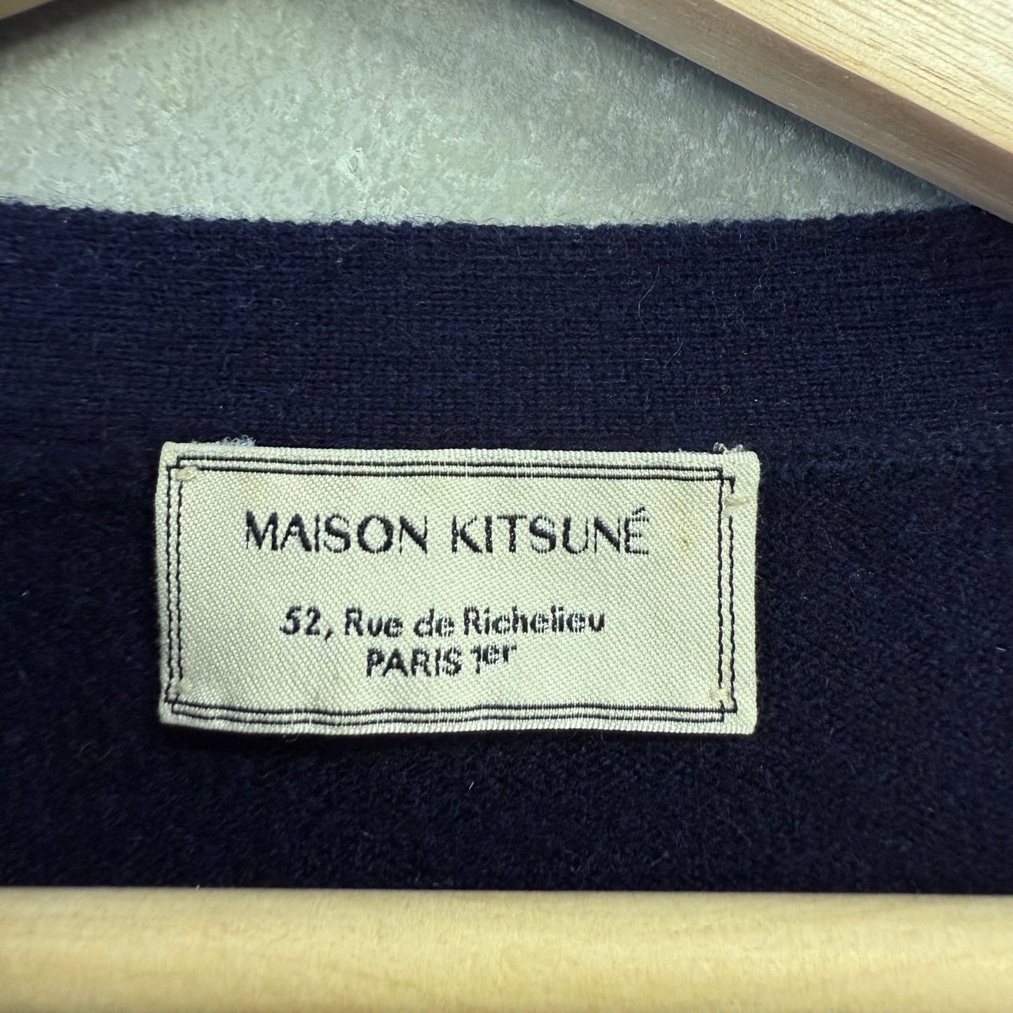 MAISON KITSUNE カシミヤ カーディガン ベイビーフォックス メゾンキツネ